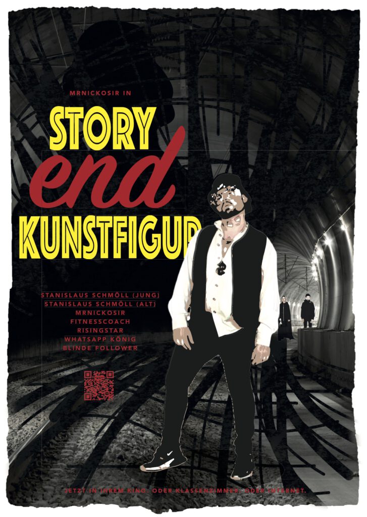 Kinoplakat Story End: Kunstfigur